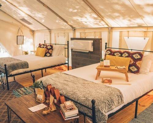 Plan a glamping getaway in Forsyth County, Georgia