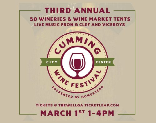 image of Cumming Wine Festival logo