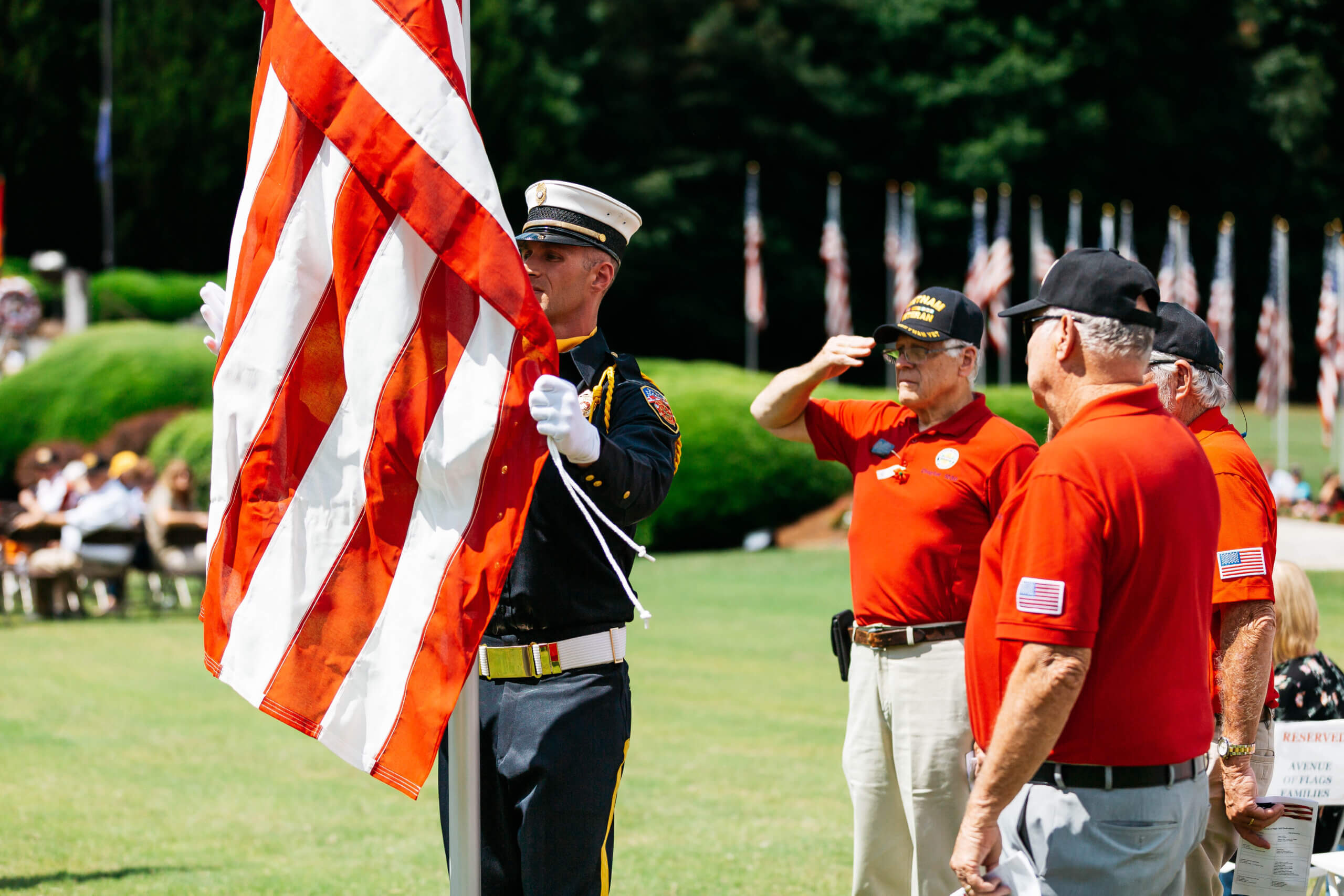 image of memorial day ceremony