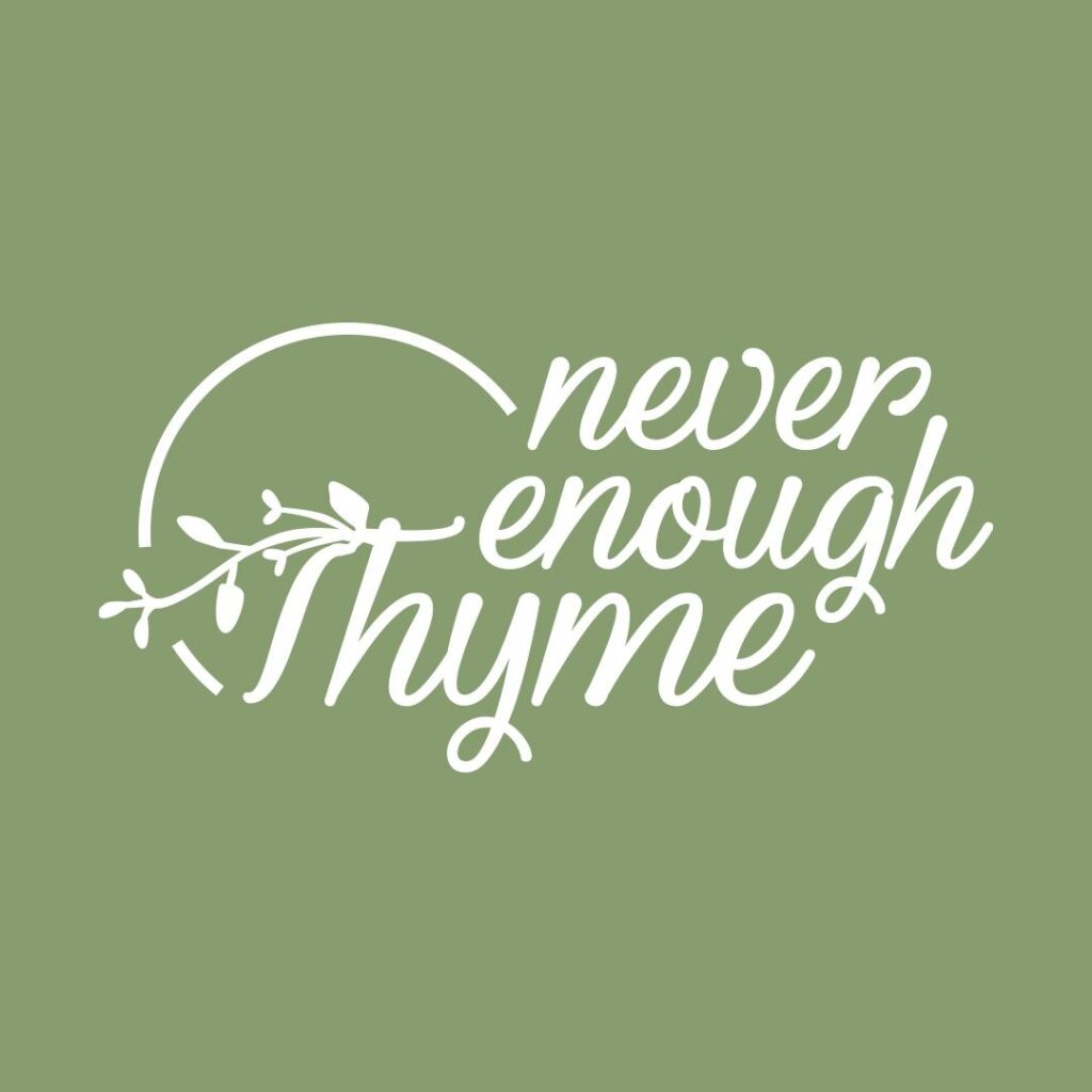 image of Never Enough Thyme logo