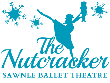 graphic of the 2023 Nutcracker production by the Sawnee Ballet Theatre