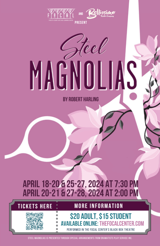 invitation to Steel Magnolias in Forsyth County GA