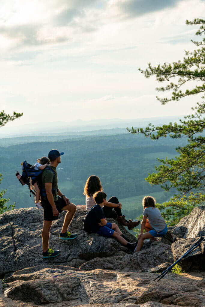 Sawnee Mountain Preserve in forsyth county ga