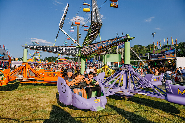 Rides at Cumming Country Fair and Festival