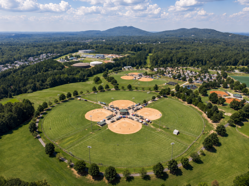 Sawnee Mountain Park Diamond Fields