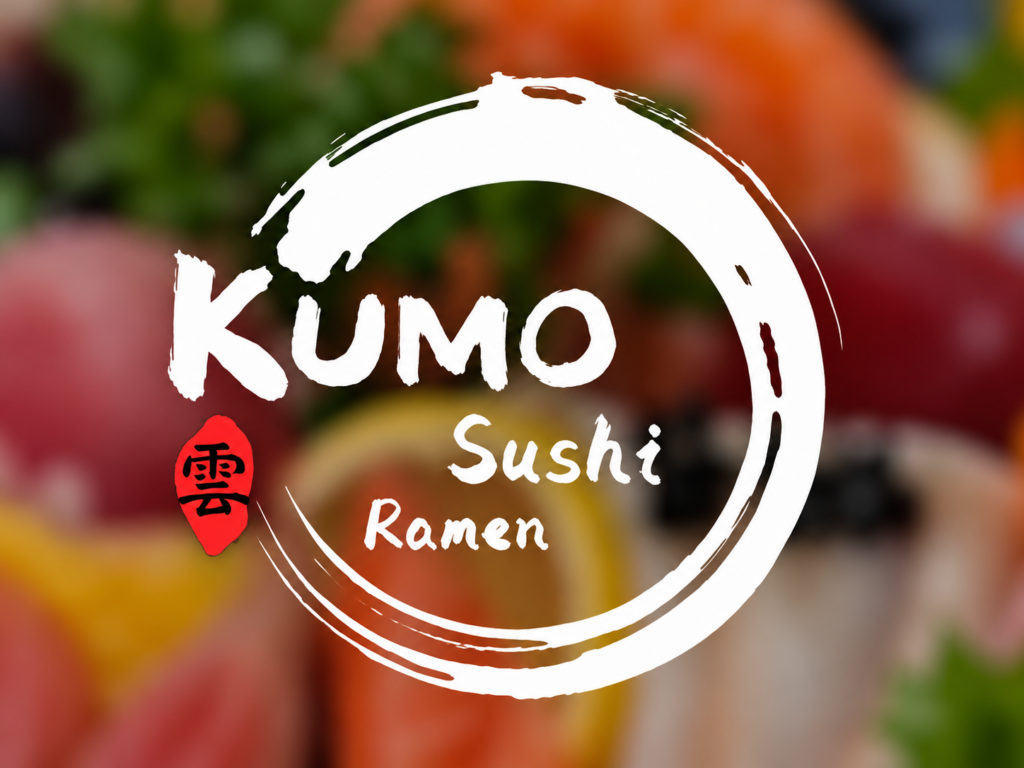 Kumo Sushi Ramen Brush Logo